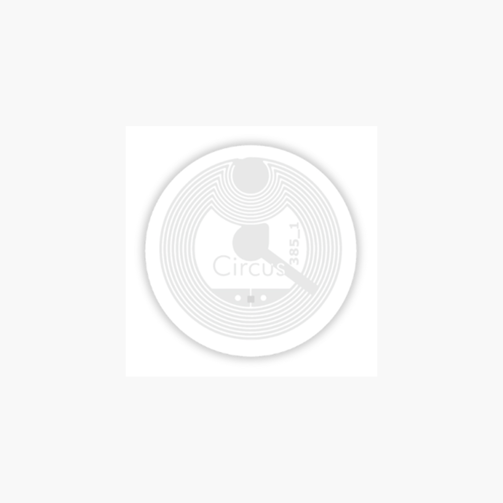 Etichetă NFC albă NTAG213, rotundă 22 mm