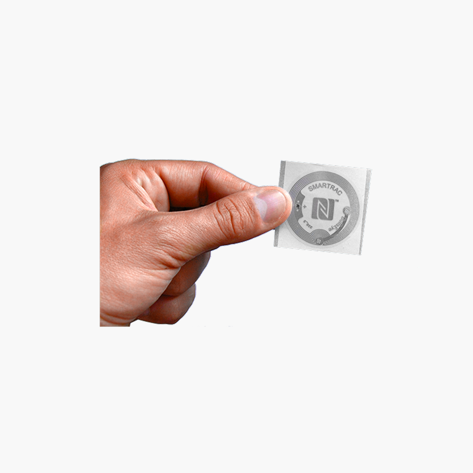 Etichetă NFC transparentă, rotundă 38 mm