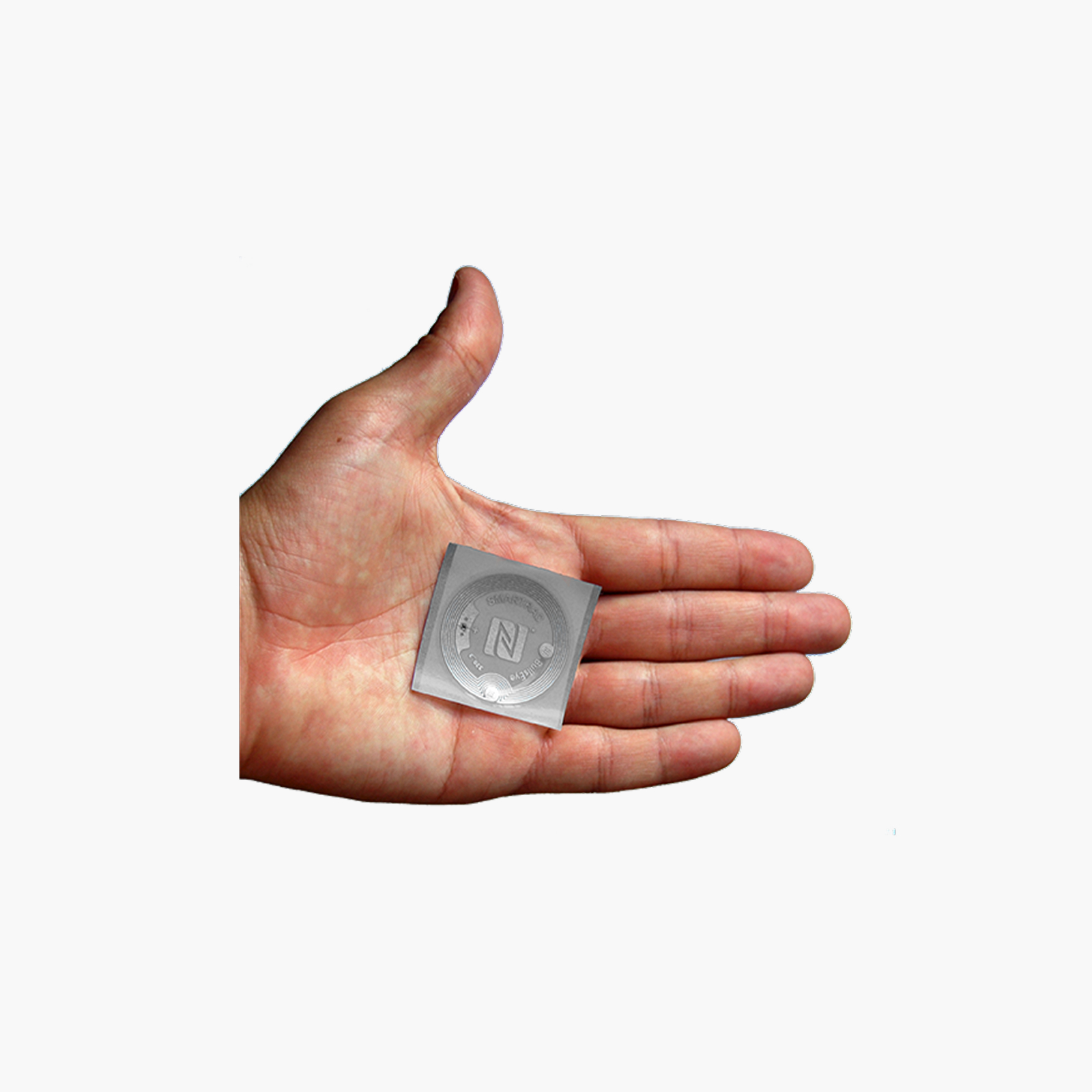 Etichetă NFC transparentă, rotundă 38 mm