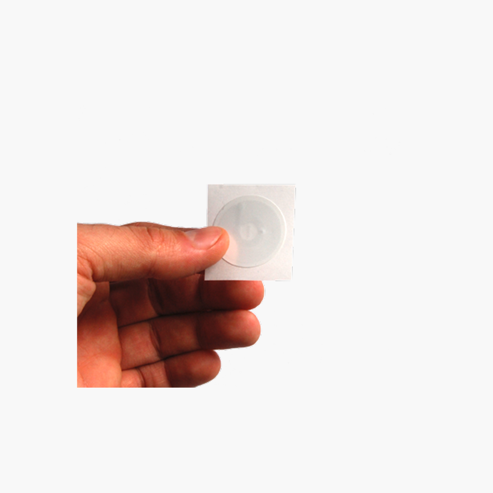Etichetă NFC albă, rotundă 29 mm
