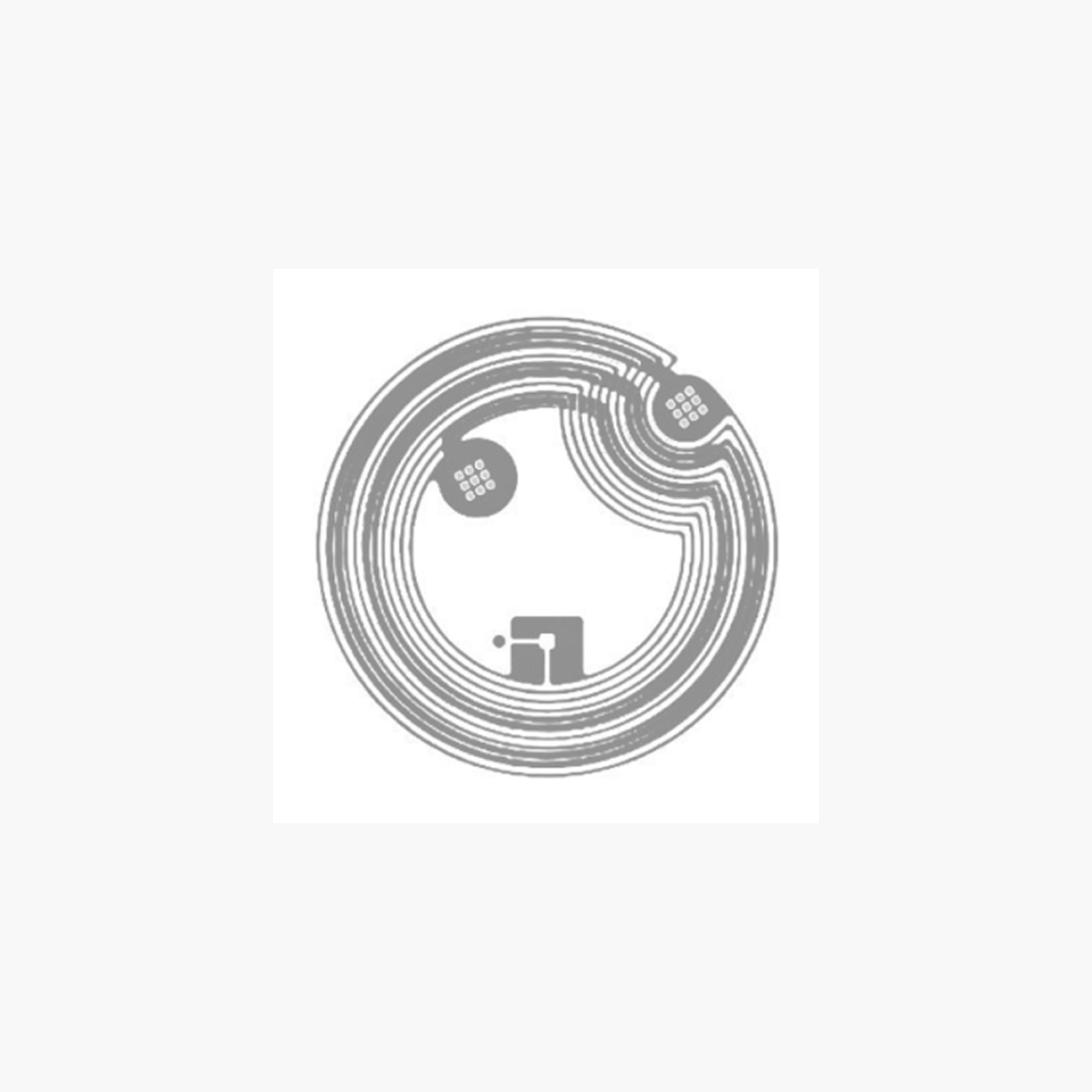 Etichetă NFC transparentă NTAG216, rotundă 24 mm