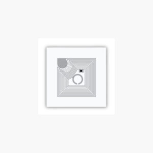Etichetă NFC transparentă ICODE SLIX, 18×18 mm