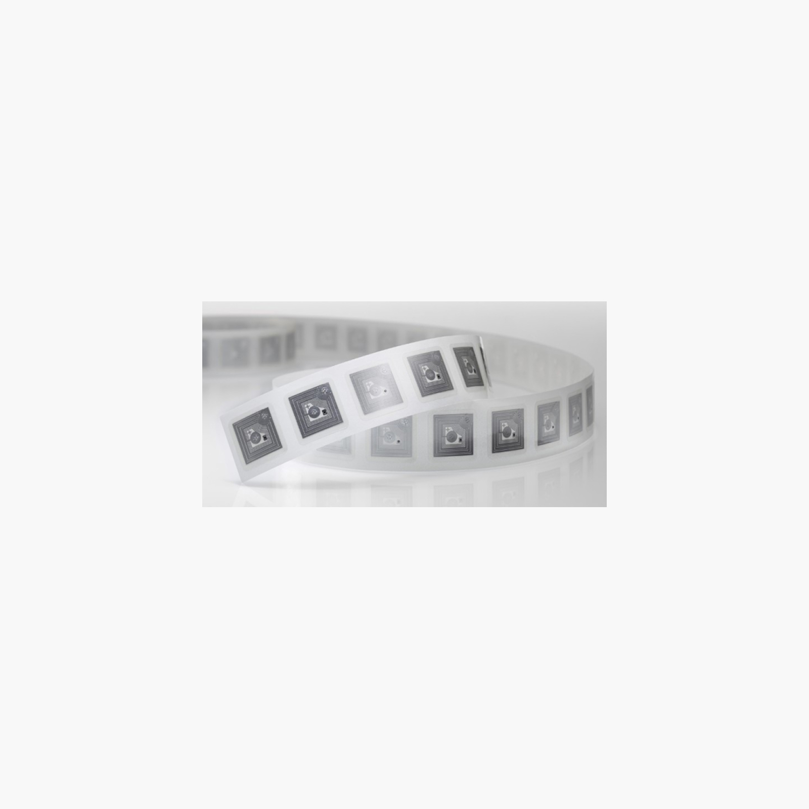 Etichetă NFC transparentă ICODE SLIX, 18×18 mm