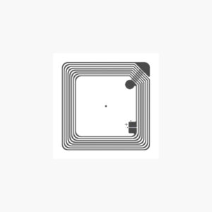Etichetă NFC transparentă ICODE SLIX2, 50×50 mm